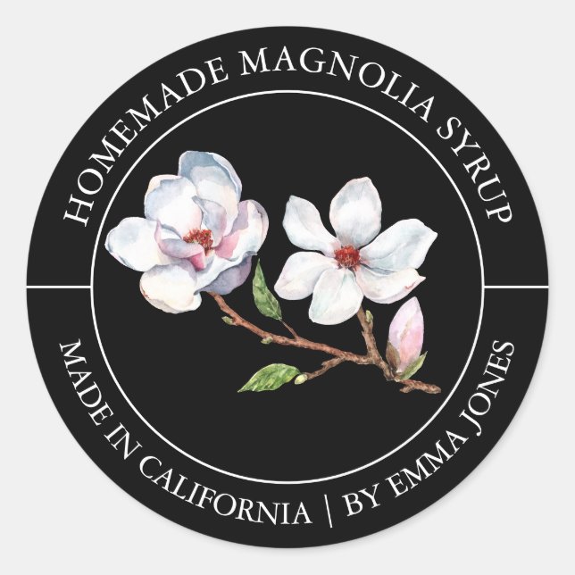 Adesivo Redondo Magnolia (Frente)