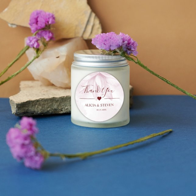 Adesivo Redondo Magnólia Flor Etérea, Obrigado (Criador carregado)