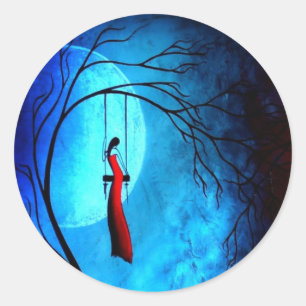 Adesivo Redondo Mágoa e poesia 36…