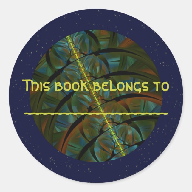 Adesivo Redondo Magpie Crow Moon (Frente)