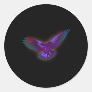 Adesivo Redondo Magpie Sticker