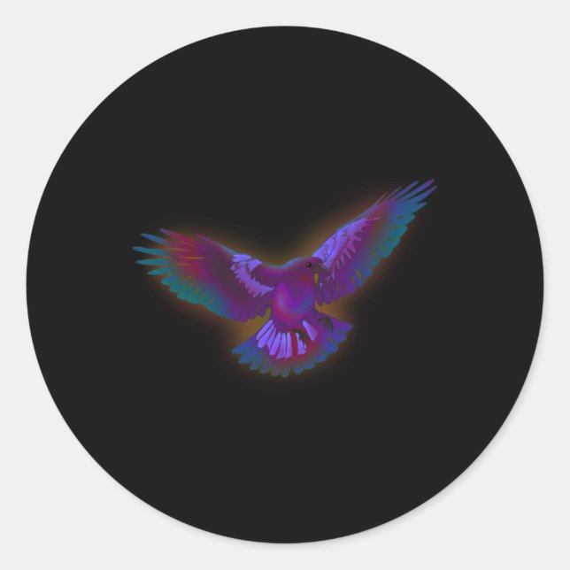 Adesivo Redondo Magpie Sticker (Frente)