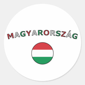 Adesivo Redondo Magyarorszag