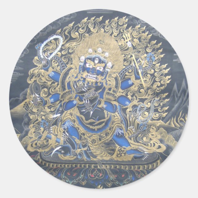 Adesivo Redondo Mahakala Stickers (Frente)