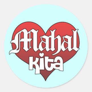 Adesivo Redondo Mahal Kita (Sticker)