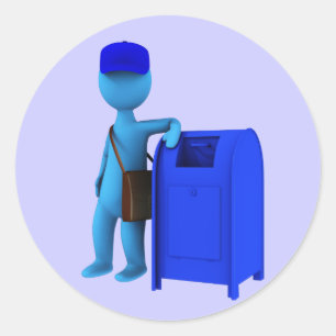 Adesivo Redondo Mailman