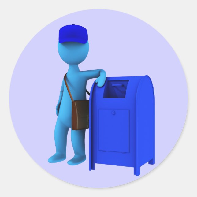 Adesivo Redondo Mailman (Frente)