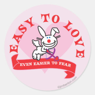 Adesivo Redondo Mais fácil de temer