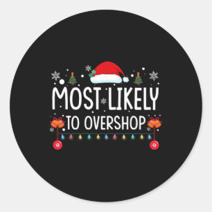 Adesivo Redondo Mais Provável Para Comprar O Natal Familiar