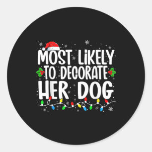 Adesivo Redondo Mais Provável Para Decorar O Natal De Sua Família 
