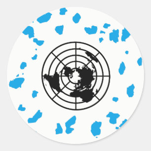 Adesivo Redondo Mais terras #GLOBEXIT Round Stickers