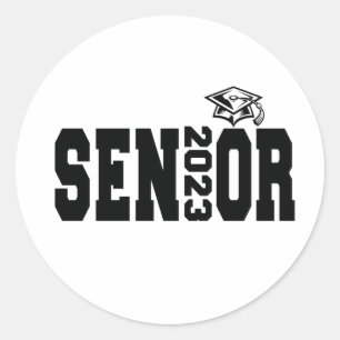 Adesivo Redondo Mais velho 2023 - Classe De Oferta De Graduação De