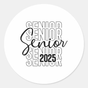 Adesivo Redondo Mais velho 2025 - Graduação na Universidade do For
