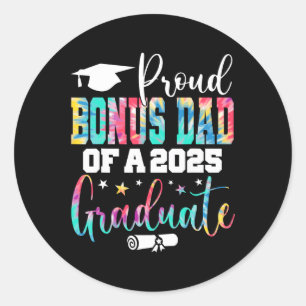 Adesivo Redondo Mais velho 2025 - pai Ortoso De Um Cl De Gradua 20