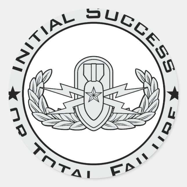 Adesivo Redondo Mais velho EOD ISoTF (Frente)