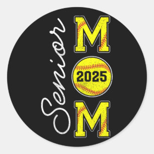 Adesivo Redondo Mais velho Mãe 2025 Cl De Mamãe Suave Da Graduação