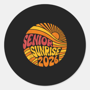 Adesivo Redondo Mais velho Sunrise 2026 12 1.o Grau