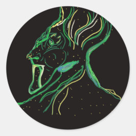 Adesivo Redondo Majestic Constellation Round Stickers