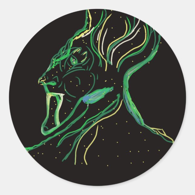 Adesivo Redondo Majestic Constellation Round Stickers (Frente)