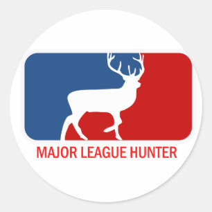 Adesivo Redondo Major League Hunter