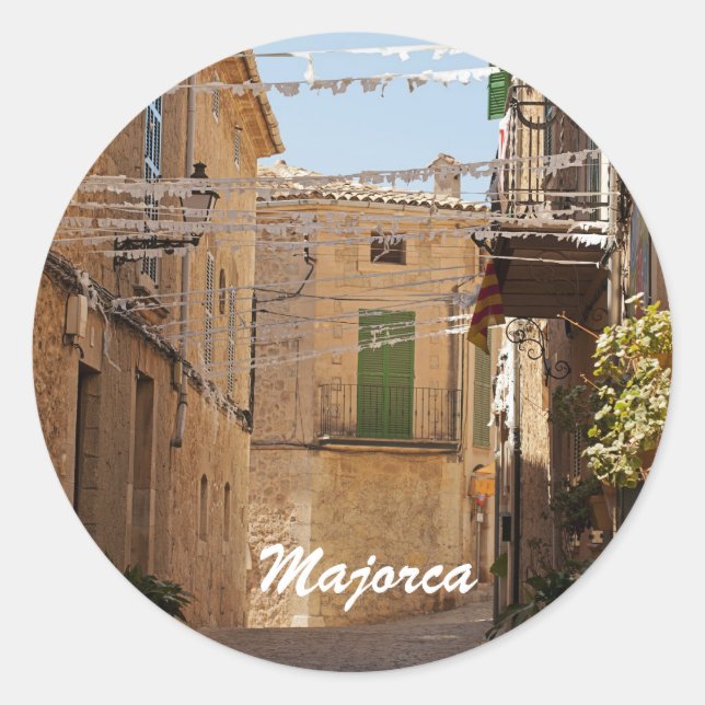 Adesivo Redondo Majorca Sticker (Frente)