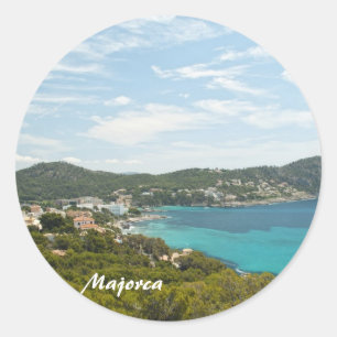 Adesivo Redondo Majorca Stickers