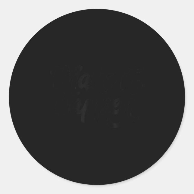 Adesivo Redondo Make It Happen Insrational Motivational And Manife (Frente)