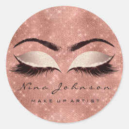 Adesivo Redondo Makeup Artist Blush Glitter Lash