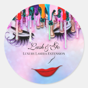 Adesivo Redondo Makeup Artist Lash Extension Drives de Compro de B