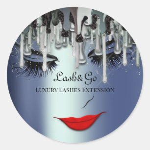 Adesivo Redondo Makeup Artist Lash Product Drivers Lábios Enfuma