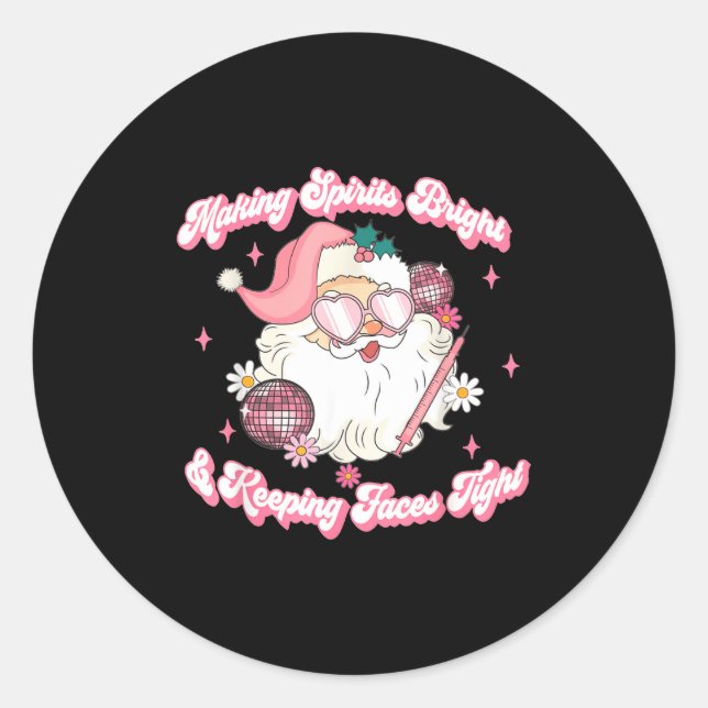 Adesivo Redondo Making Srits Bright &amp; Keeng Faces Tight Christ (Frente)