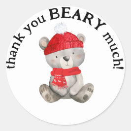 Adesivo Redondo Mal podemos esperar Chá de fraldas