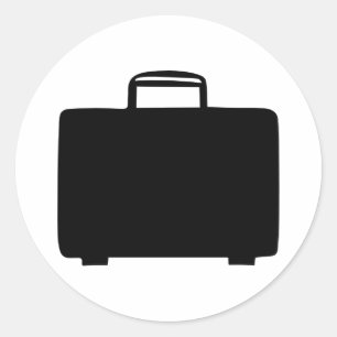 Adesivo Redondo Mala de viagem