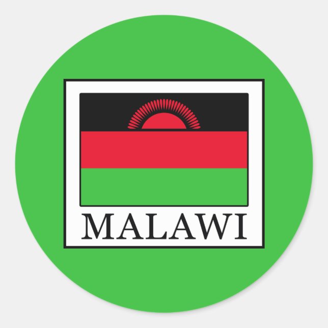 Adesivo Redondo Malawi (Frente)