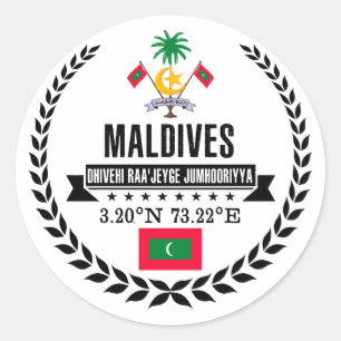 Adesivo Redondo Maldives