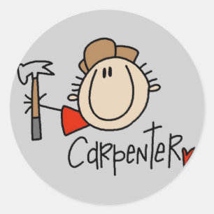 Adesivo Redondo Male Carpenter