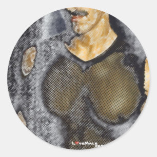 Adesivo Redondo malha