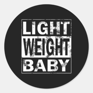 Adesivo Redondo Malhação Dizendo Kraftsport - Leve Weight Ba