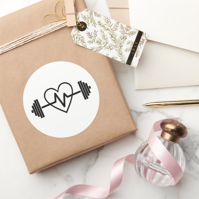 ADESIVO REDONDO MALHAÇÃO GYM É VIDA (Presentear)