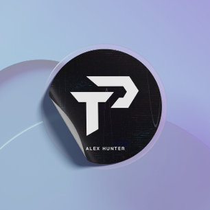 Adesivo Redondo Malhação Personalizada do Treinador Pessoal