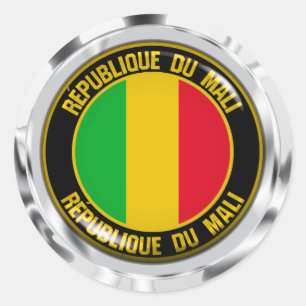 Adesivo Redondo Mali Round Emblem