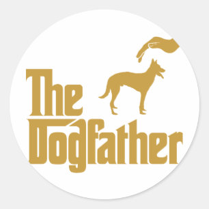 Adesivo Redondo Malinois belgas