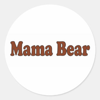Adesivo Redondo Mama Bear