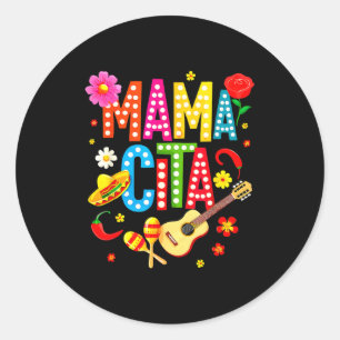 Adesivo Redondo Mama cita cinco de maio