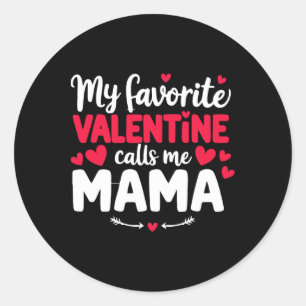 Adesivo Redondo Mama Valentine Fofa Dia Dos Namorados Romântico Ca