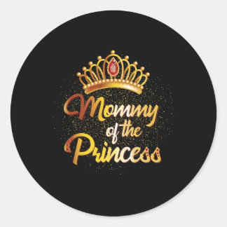 Adesivo Redondo Mamães De Camisas Princesas Filhas Mães Mãe