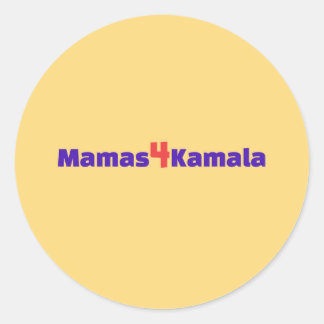 Adesivo Redondo Mamas4Kamala Sticker