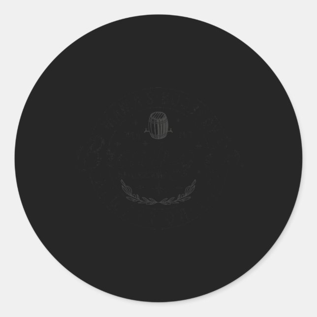 Adesivo Redondo Mama's Ery Breastfeeding Brewery New Mom Life Brew (Frente)