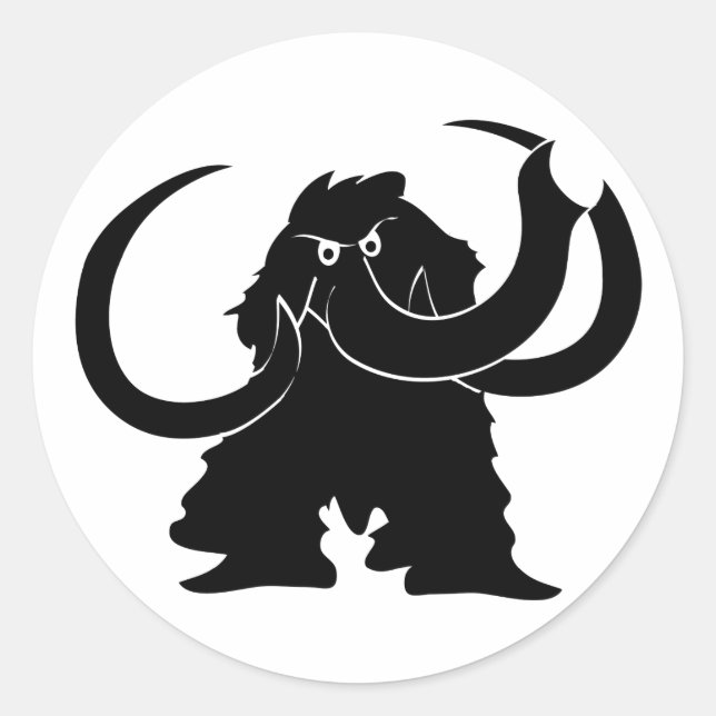 Adesivo Redondo Mamute (Frente)