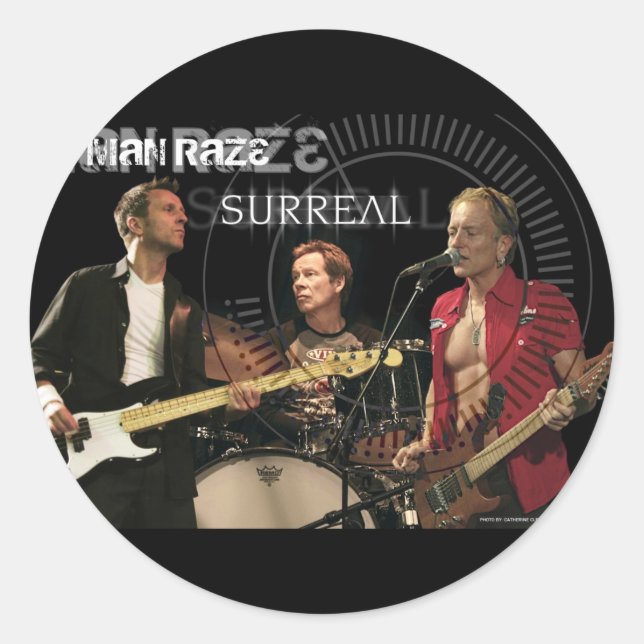 Adesivo Redondo Man Raze Group 2 Sticker (Frente)